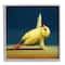 Stupell Industries Cute Yellow Chick Stretching Yoga Framed Giclee Art